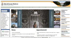 Desktop Screenshot of comune.cesano-maderno.mb.it