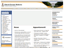 Tablet Screenshot of comune.cesano-maderno.mb.it